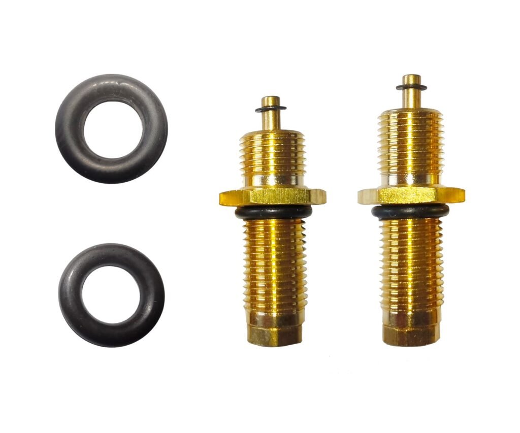 NitroNovae brass valves and rubber rings compared to other manufacturers