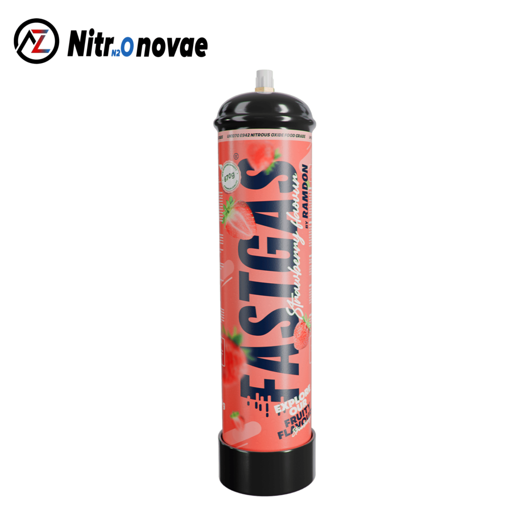 FastGas Strawberry 670g N2O Cylinder