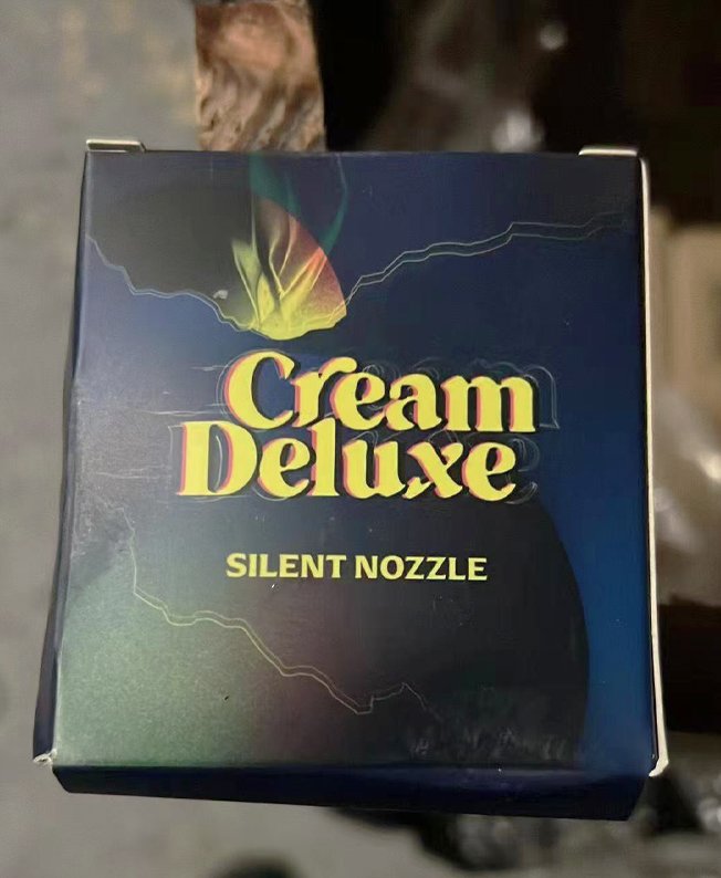 cream deluxe 666g nozzle box